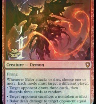 Balor [Commander Legends: Battle for Baldur s Gate Prerelease Promos] Hot on Sale