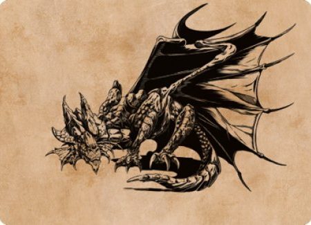 Ancient Copper Dragon Art Card (52) [Commander Legends: Battle for Baldur s Gate Art Series] Hot on Sale