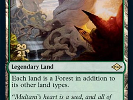 Yavimaya, Cradle of Growth [Modern Horizons 2 Prerelease Promos] Hot on Sale